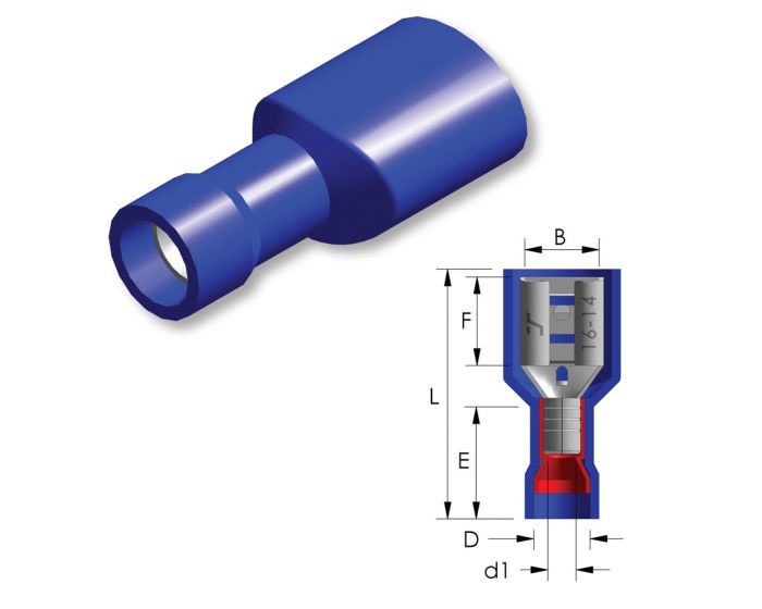 Manchon-de-fiche-plate-rétractable-PVC-Easy-Entry-ovale-1,5-~-2,5-mm²-Onglet=6,3x0,8-mm-100p.